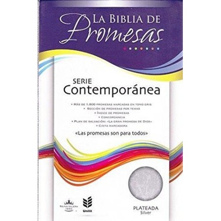BIBLIA DE PROMESAS SERIE CONTEMPORANEA / PIEL PLATEADA