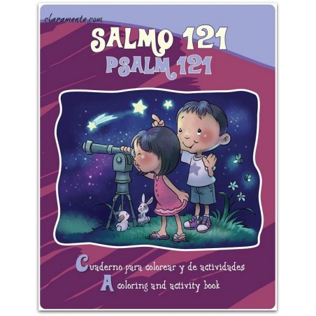 Cuaderno para colorear y de actividades bilingüe, Salmo 121