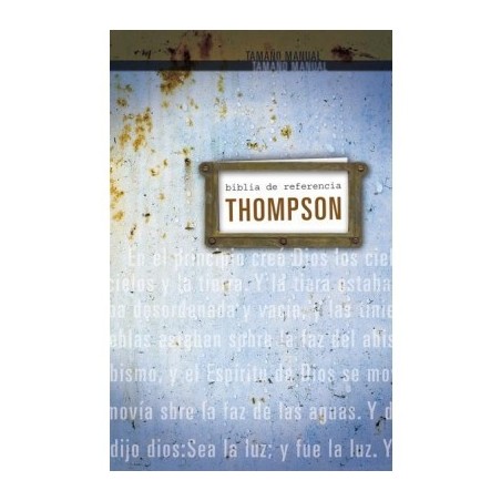 Biblia De Referencia Thompson RVR 1960, Tamaño Personal