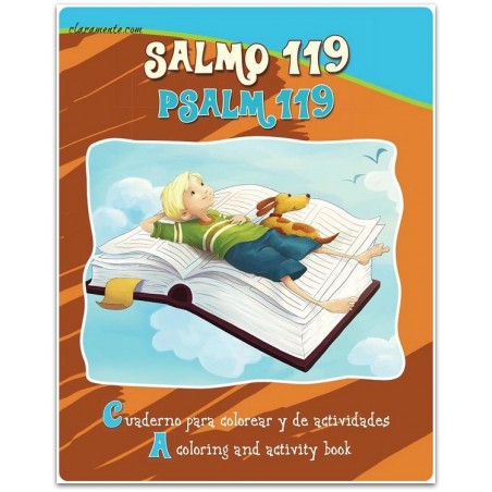 Cuaderno para colorear y de actividades bilingüe, Salmo 119